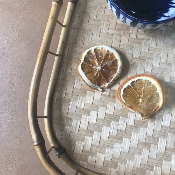 Boho Vintage rattan tray - Picture 2 of 5